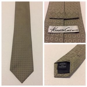 Kenneth Cole New York Men's Neck Tie 100% Silk 59"